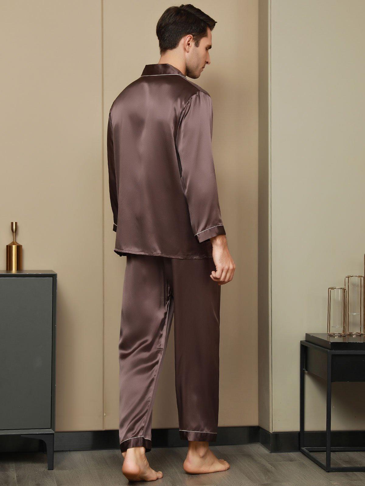 LUCAS - Men's Silk Short Pajama Set - ZyraLux