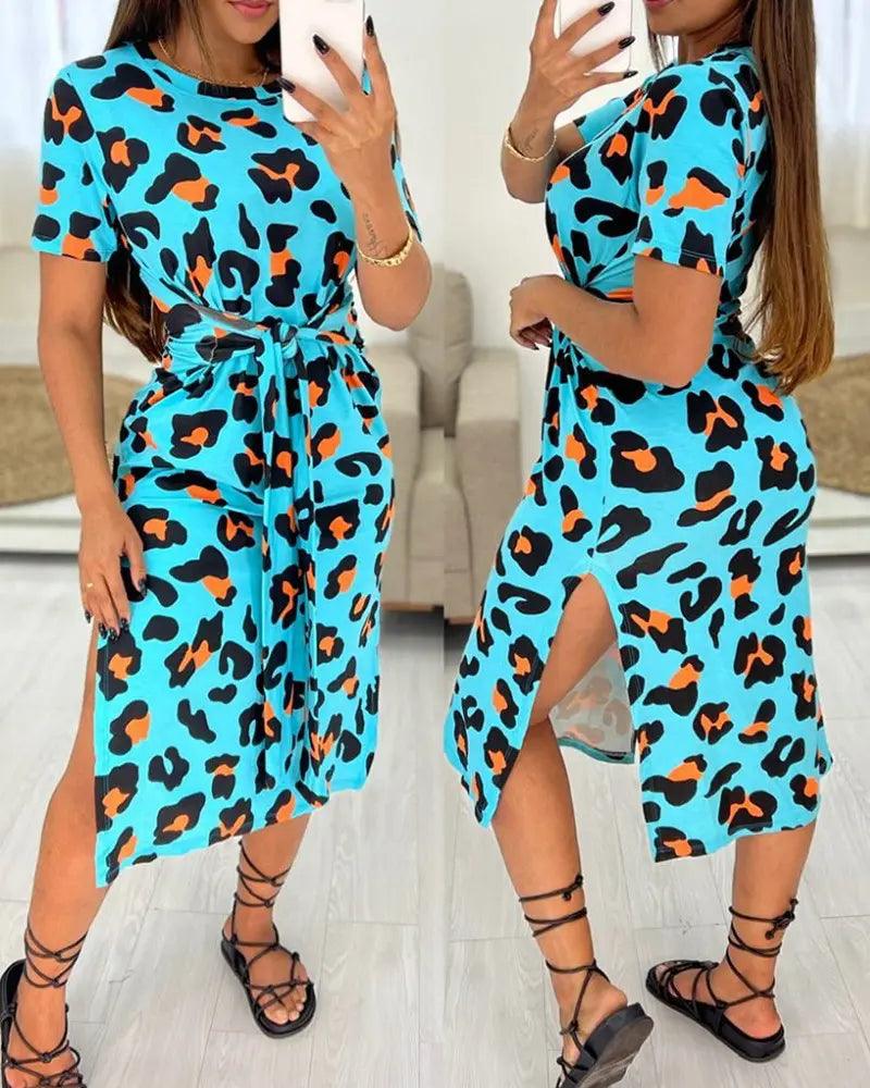 Leopard™ | Women's Casual Dress - ZyraLux Dresses