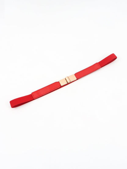 Stijlvolle PU elastische slim fit riem