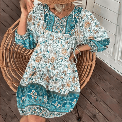 Bettina - Bohemian Dress - ZyraLux