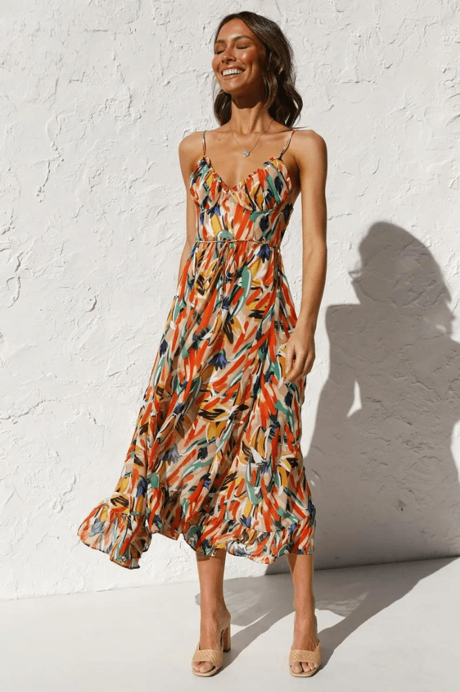 Felicity | Colorful Summer Dress - ZyraLux