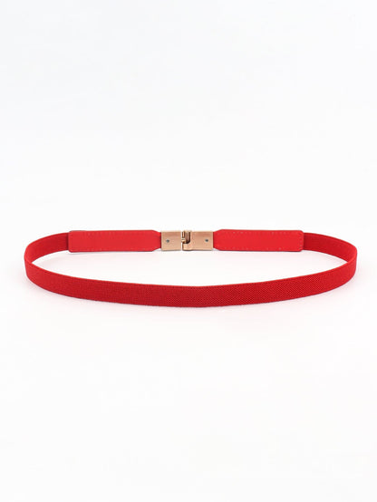 Stijlvolle PU elastische slim fit riem