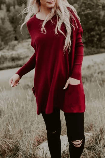 Raquel - comfortable long sleeve top - ZyraLux