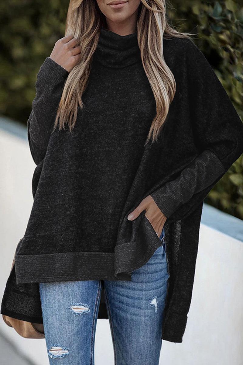 Mariah - casual turtleneck tops - ZyraLux