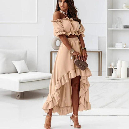 Elenaya - Off-Shoulder Dress - ZyraLux