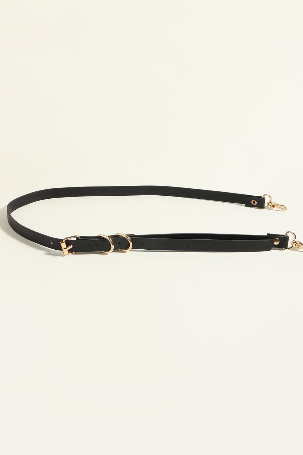 Edgy Punk-geïnspireerde PU-leren riem