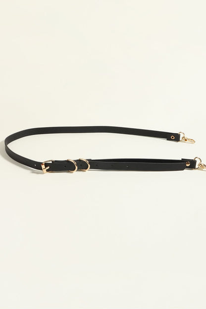 Edgy Punk-geïnspireerde PU-leren riem