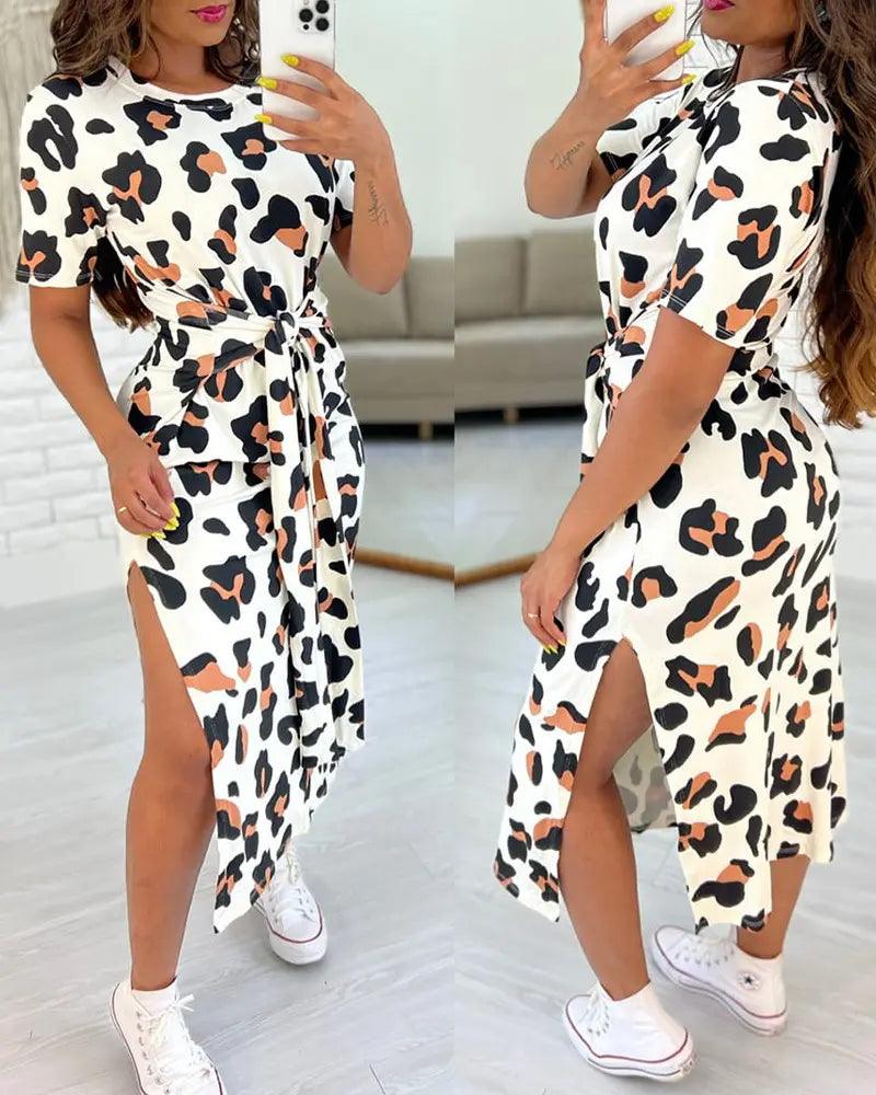 Leopard™ | Women's Casual Dress - ZyraLux Dresses