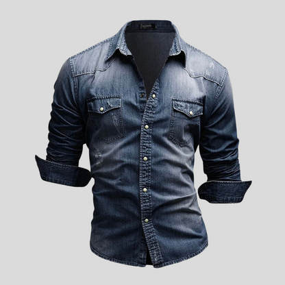 Lester - Modern denim overhemd