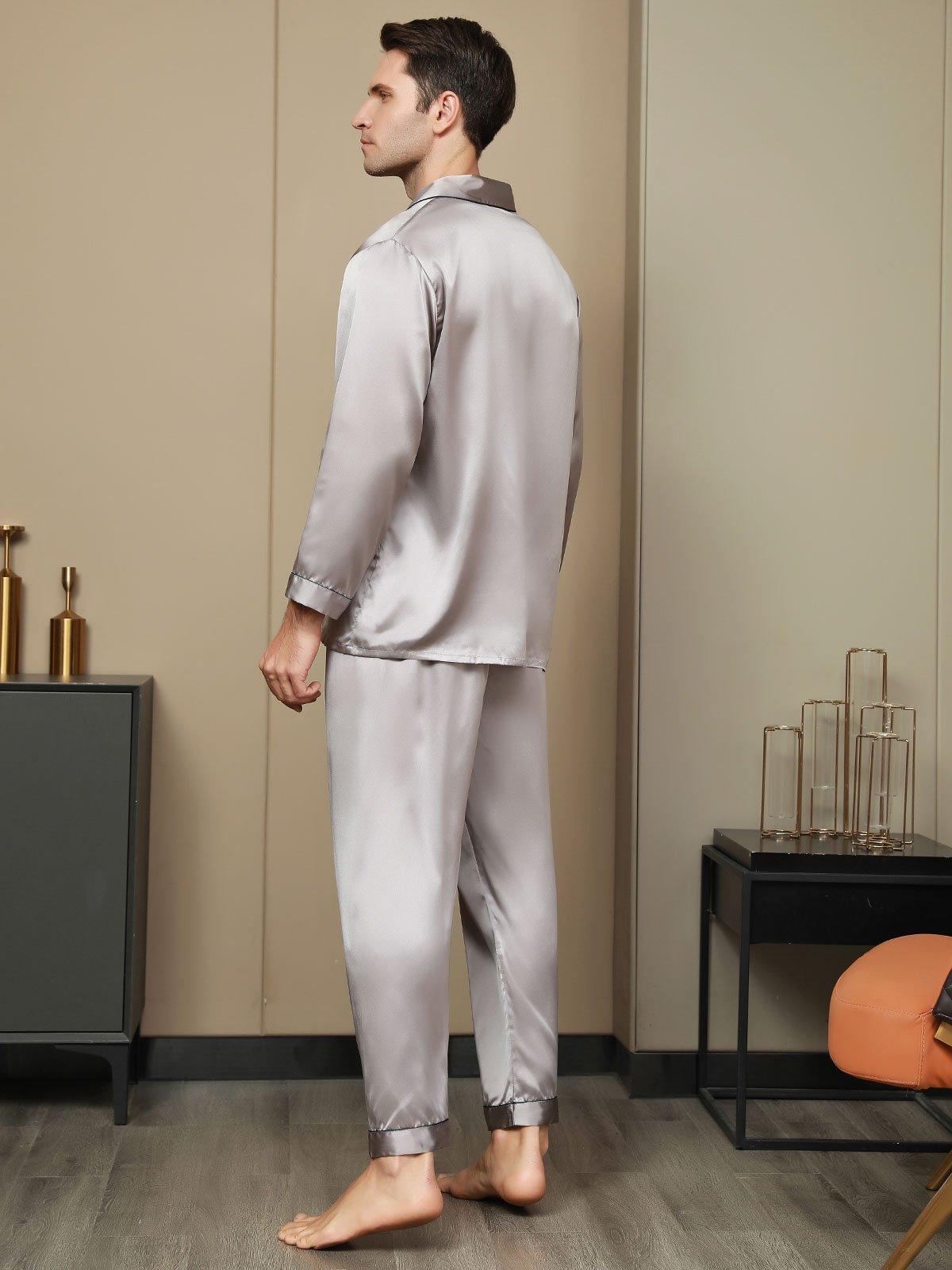 LUCAS - Men's Silk Short Pajama Set - ZyraLux