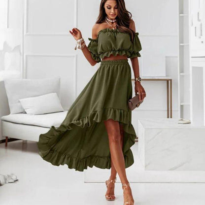 Elenaya - Off-Shoulder Dress - ZyraLux