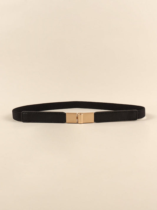 Stijlvolle PU elastische slim fit riem