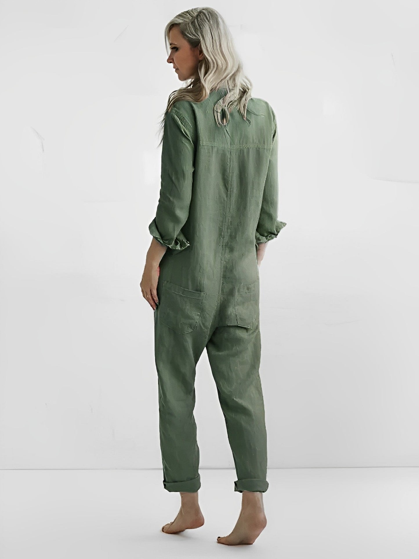 Emma - Stijlvolle groene jumpsuit