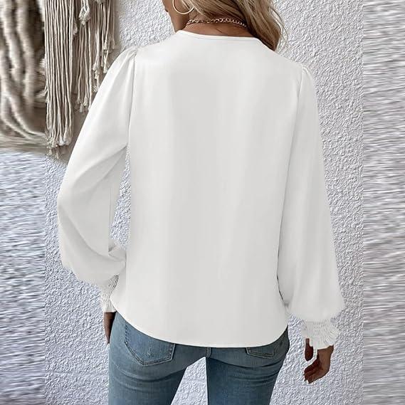 Farah - Cross Pleated Blouse - ZyraLux