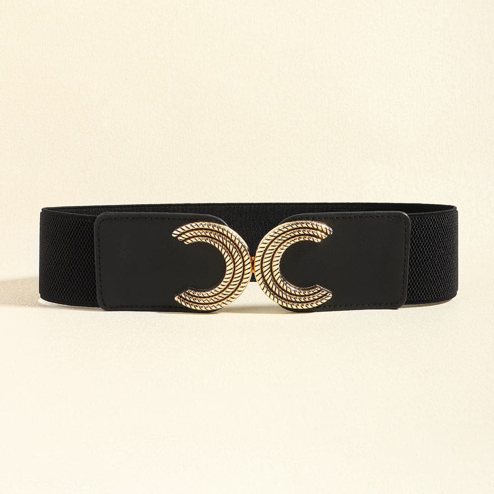 Chique Double C gesp stretch riem