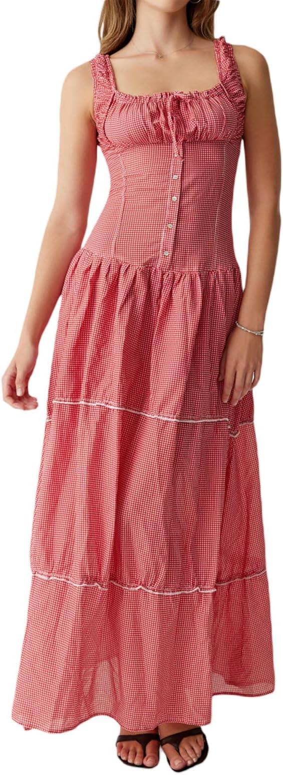 Cherry Picnic Dress | Sweet & Playful | Cotton - ZyraLux Kleding en accessoires