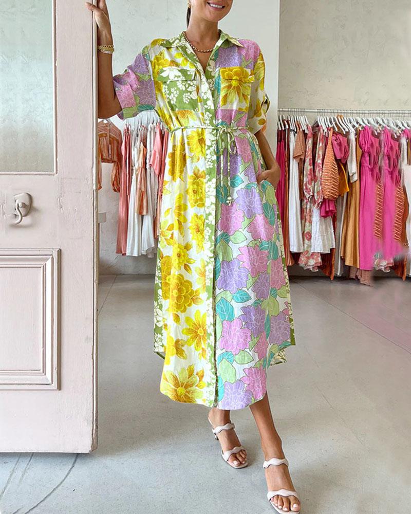 Blooming Radiance Dress | Yellow | Summer Soiree | Cotton Blend - ZyraLux Kleding en accessoires