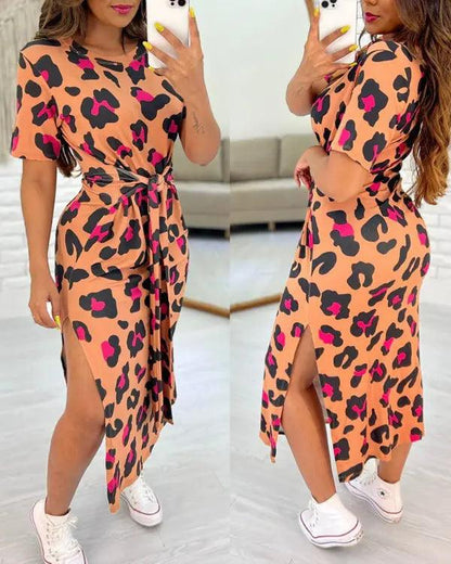 Leopard™ | Women's Casual Dress - ZyraLux Dresses