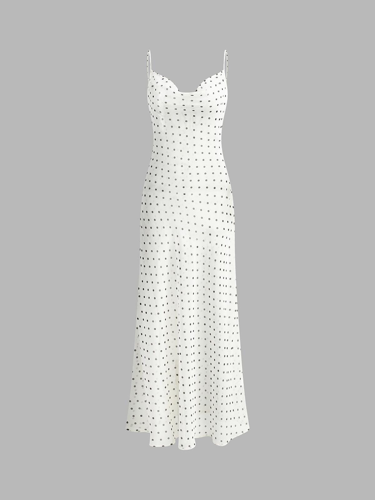 Elegant Dots Sheer Dress | Multicolor | Evening | Mesh - ZyraLux Kleding en accessoires