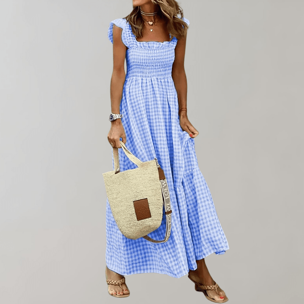 Augusta - Retro Summer Dress - ZyraLux Dresses