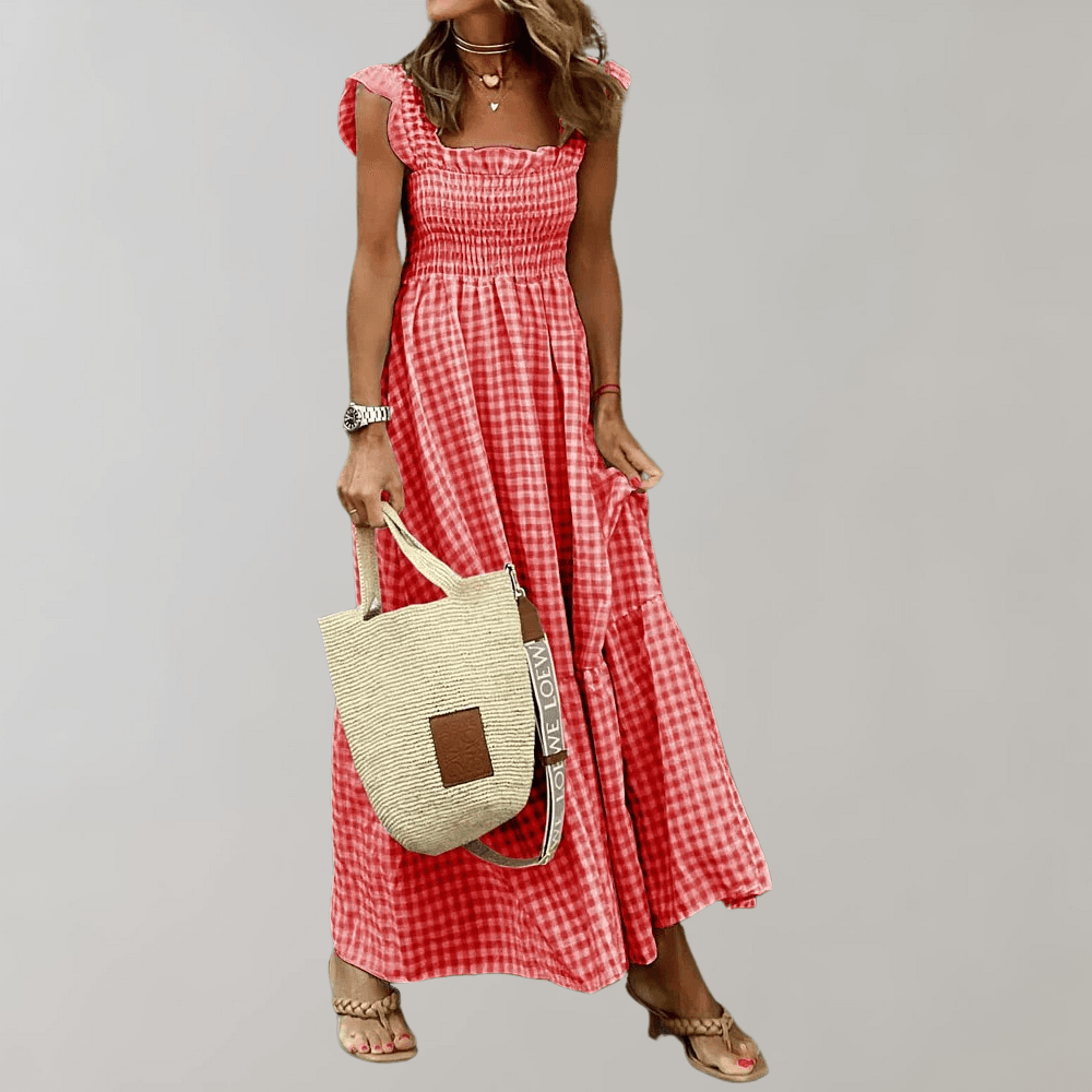 Augusta - Retro Summer Dress - ZyraLux Dresses