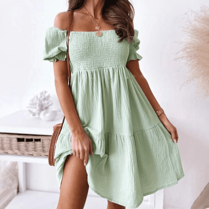 Dominique - Dainty Summer Dress - ZyraLux Women's Dresses