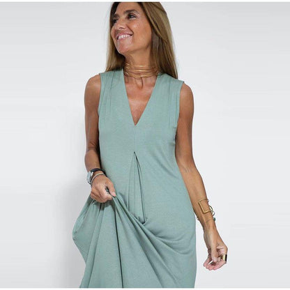 Effortless Elegance Maxi Dress | Relaxed & Stylish | Rayon - ZyraLux Kleding en accessoires