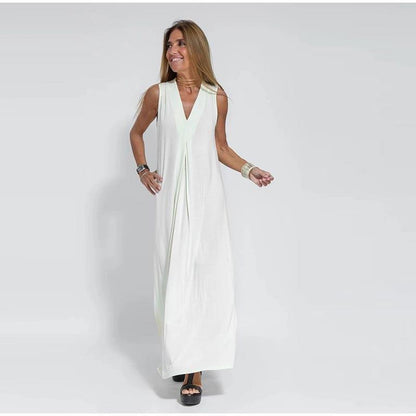 Effortless Elegance Maxi Dress | Relaxed & Stylish | Rayon - ZyraLux Kleding en accessoires