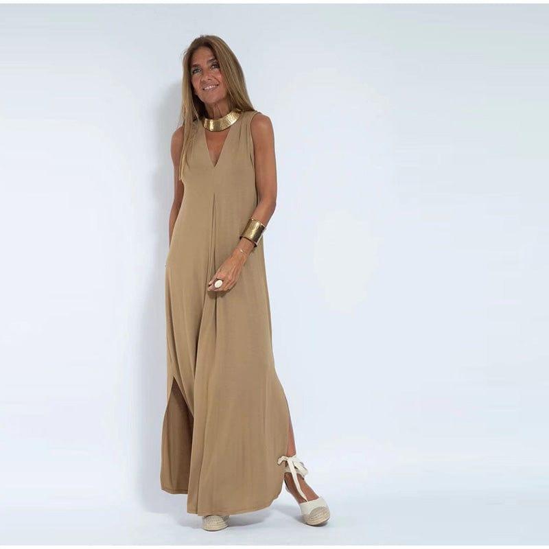 Effortless Elegance Maxi Dress | Relaxed & Stylish | Rayon - ZyraLux Kleding en accessoires