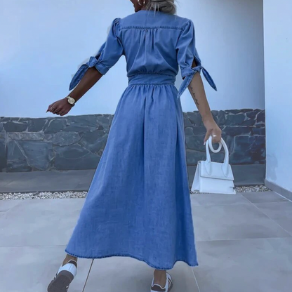 Denim maxi-jurk - Luxa