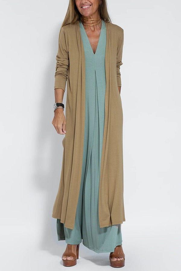 Effortless Elegance Maxi Dress | Relaxed & Stylish | Rayon - ZyraLux Kleding en accessoires