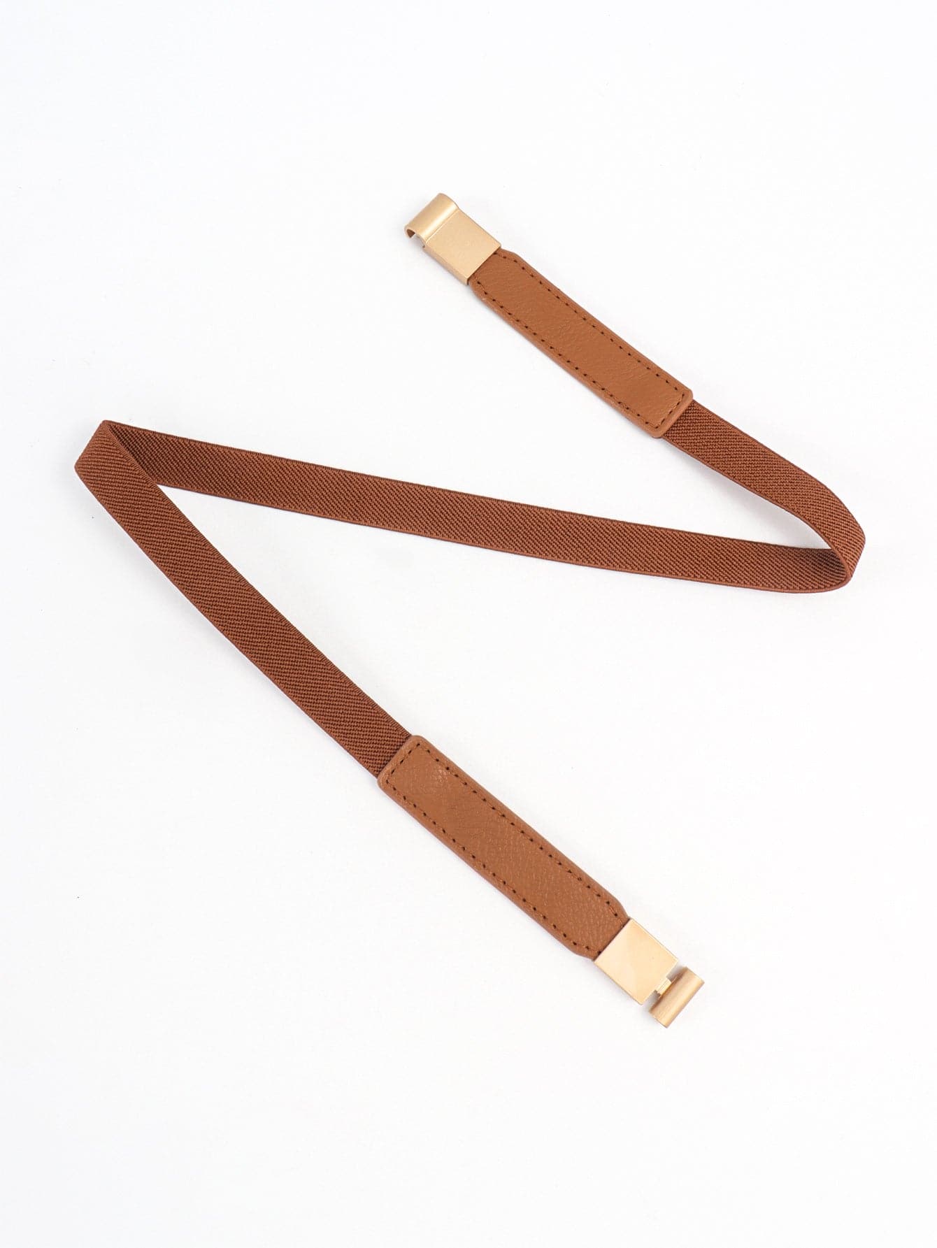 Stijlvolle PU elastische slim fit riem