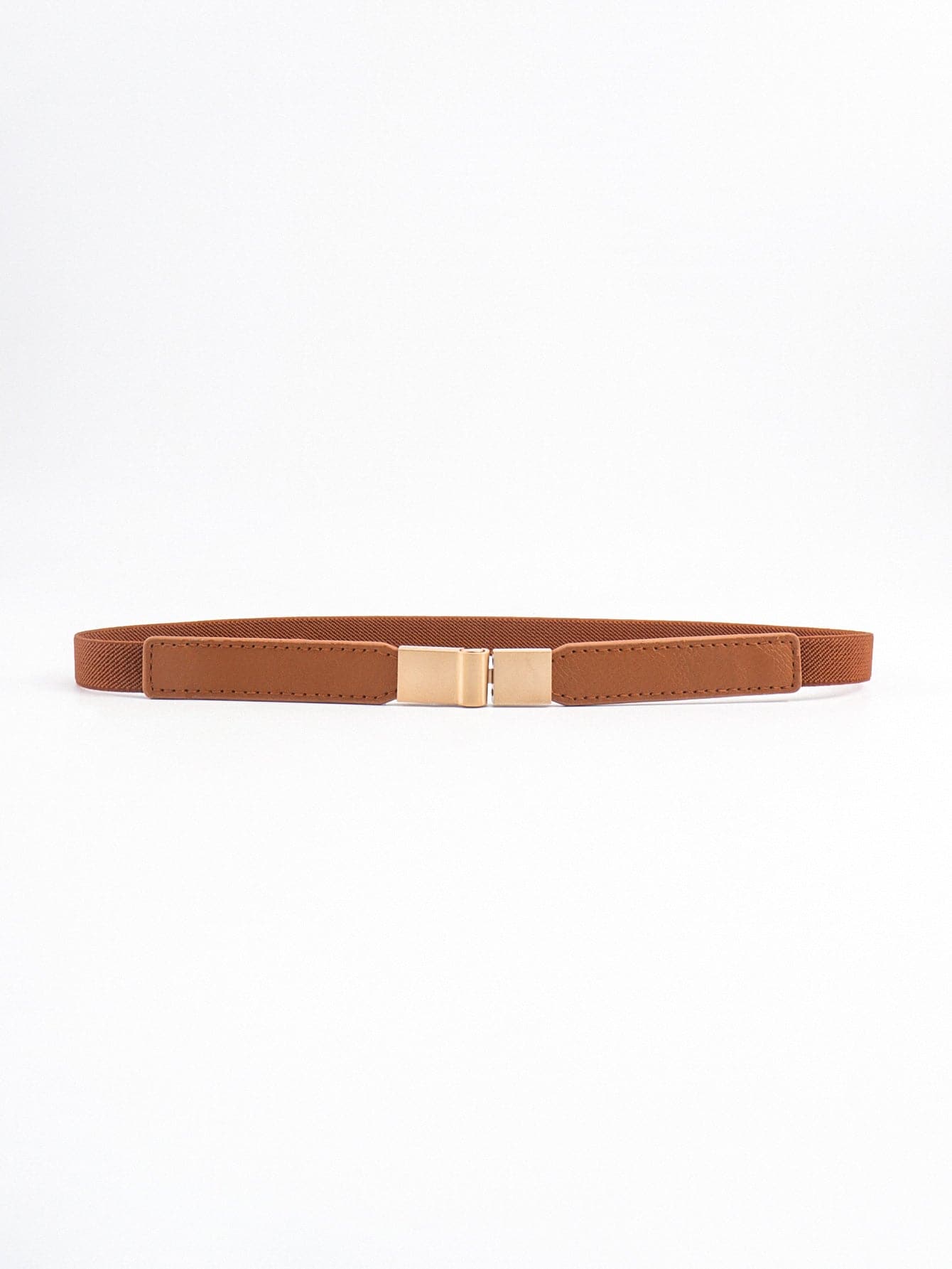 Stijlvolle PU elastische slim fit riem