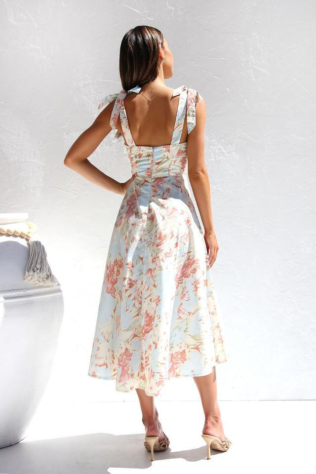 Andrea - Spring Midi Dress - ZyraLux