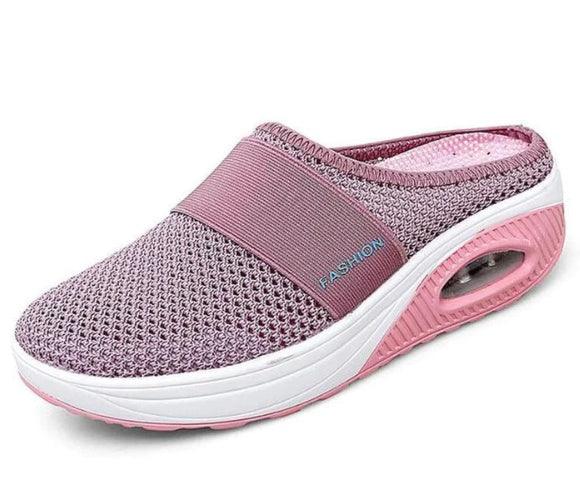 ZyraLux Mesh Comfort Orthopedische Klompen voor Dames - Ademend - Lichtgewicht - Wandelschoenen met Boogondersteuning