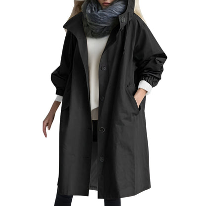 Stormguard - storm- en waterdichte trenchcoat met capuchon voor dames