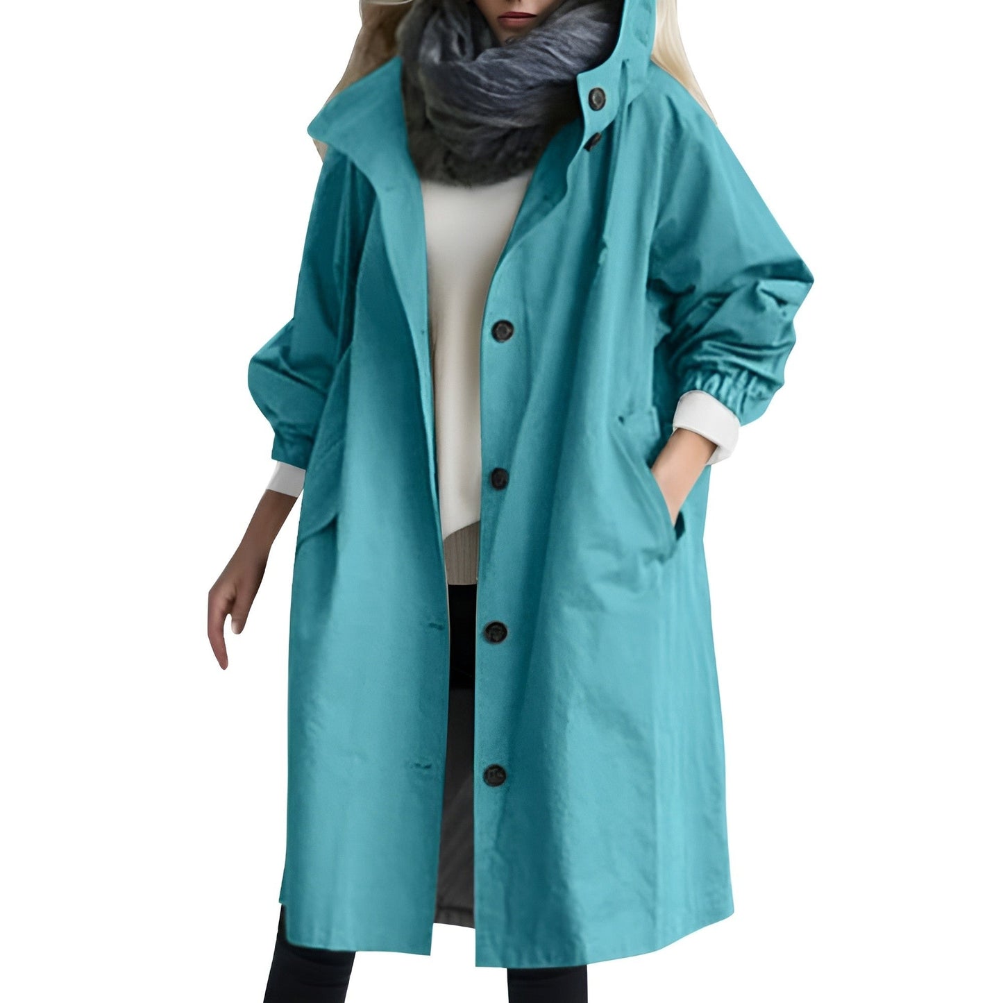 Stormguard - storm- en waterdichte trenchcoat met capuchon voor dames