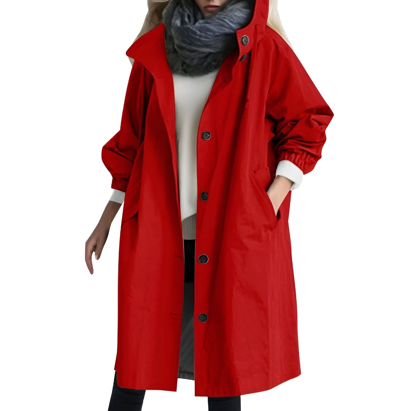 Stormguard - storm- en waterdichte trenchcoat met capuchon voor dames