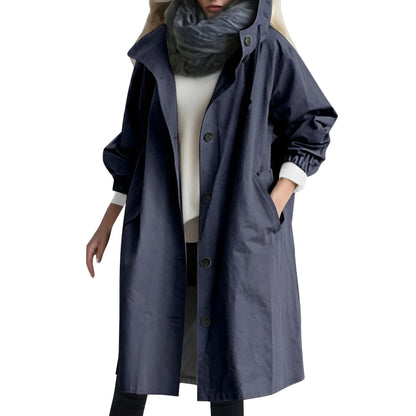 Stormguard - storm- en waterdichte trenchcoat met capuchon voor dames