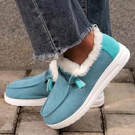 Dames Lage Fleece Casual Katoenen Schoenen 44507761C