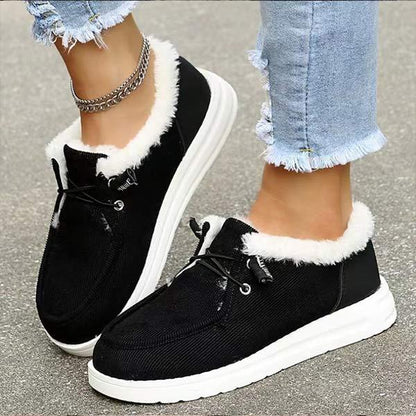 Dames Lage Fleece Casual Katoenen Schoenen 44507761C