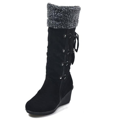 Dames herfst/winter veterschoenen met sleehak 59941453