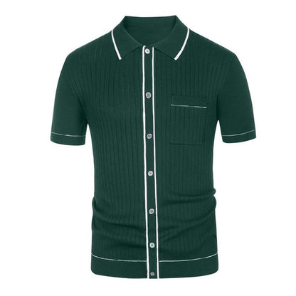 Zane | Casual gebreid poloshirt