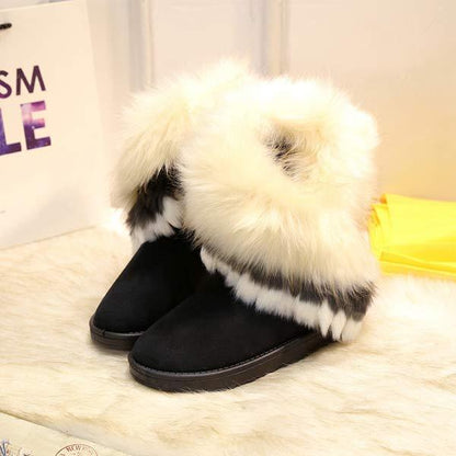 Vrouwen'S Faux Rabbit Fur Snowboots 14213756C