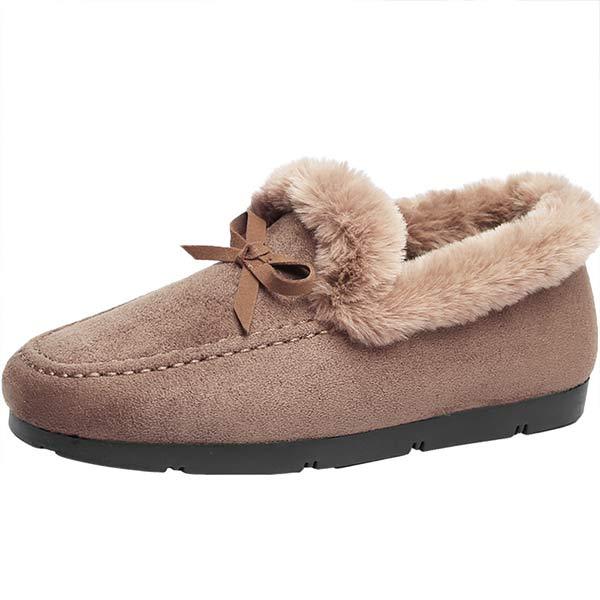 Dames Fleece Dikke Instappers Katoenen Schoenen 51778843C