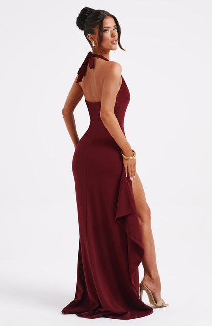 Luella Maxi-jurk - Bordeauxrood