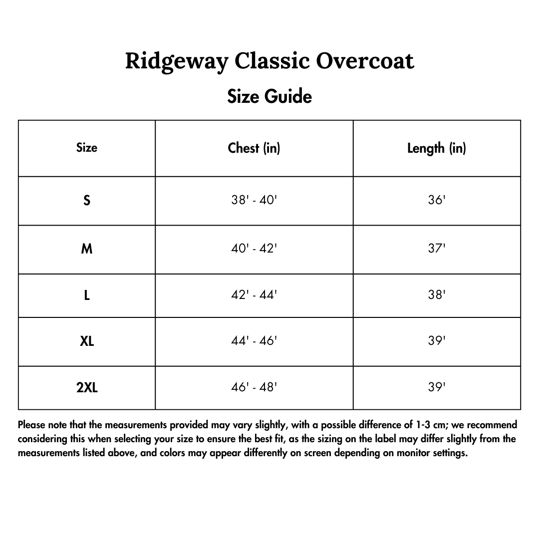 Ridgeway Classic Overjas