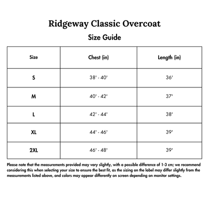 Ridgeway Classic Overjas